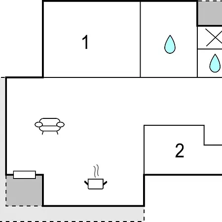 בית נופש Lovely In With Kitchen